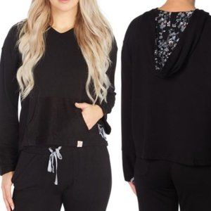 NWT Vera Bradley Floral Lining Pullover Lounge Hoodie | M